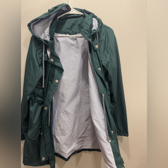 Dark Green Rain jacket Size: L - Picture 5 of 8